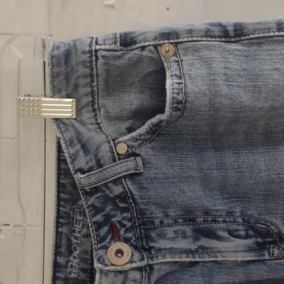 BootHeel Trading Co jeans Size 29/6 blue Fairfax Relaxed Capri - Picture 3 of 12